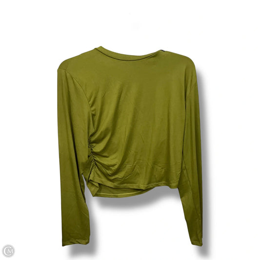 Top Long Sleeve By Clothes Mentor In Green, Size: 1x