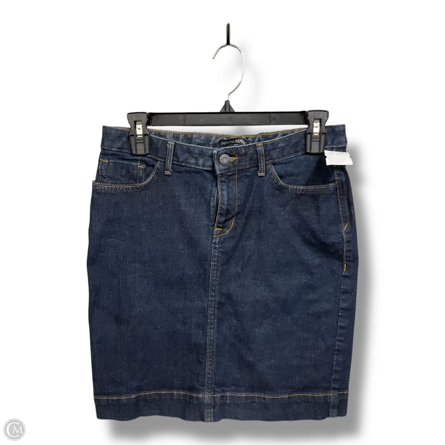 Skirt Mini & Short By Banana Republic In Blue Denim, Size: Sp