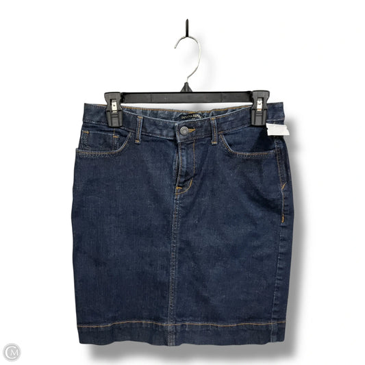 Skirt Mini & Short By Banana Republic In Blue Denim, Size: Sp