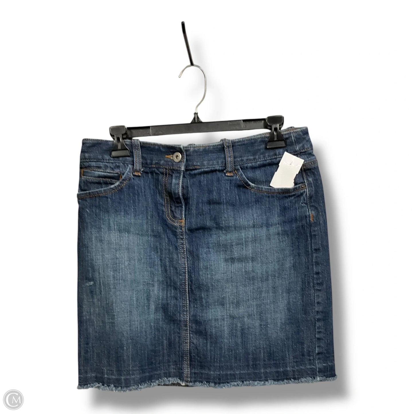 Skirt Mini & Short By Loft In Blue Denim, Size: Xs