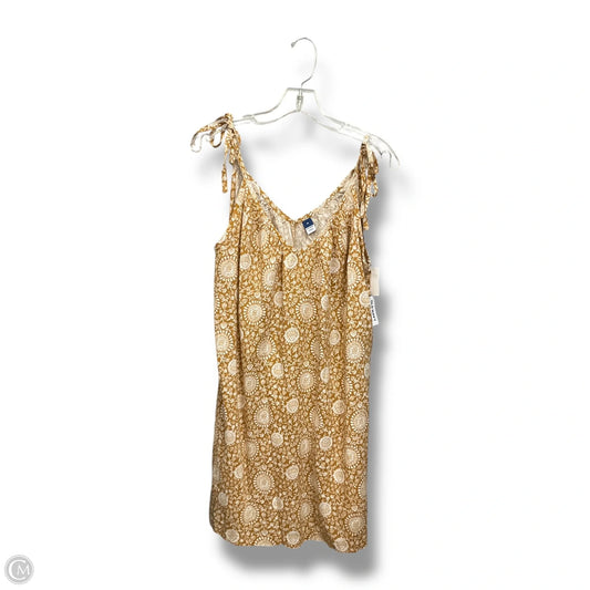 Dress Casual Short By Old Navy In Orange & White, Size: M