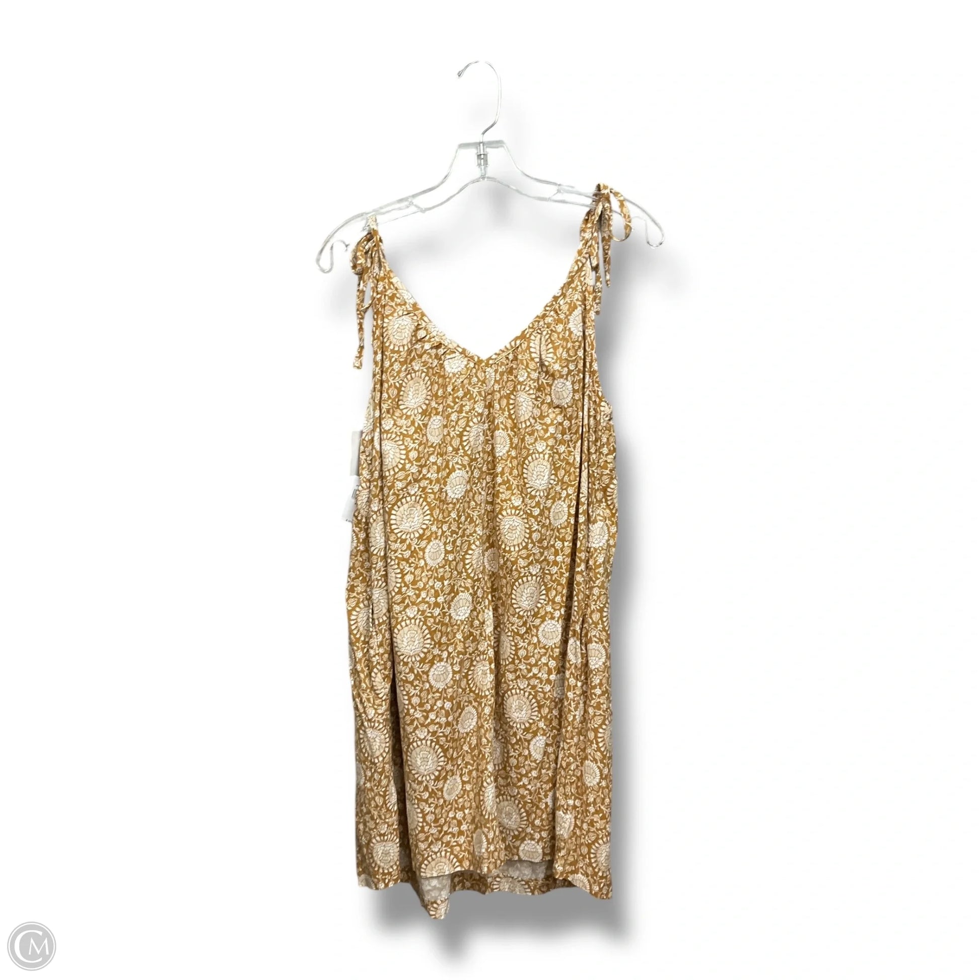 Dress Casual Short By Old Navy In Orange & White, Size: M Clothes Mentor Westerville OH #126 Dress Casual Short By Old Navy In Orange & White, Size: M Clothes Mentor Westerville OH #126