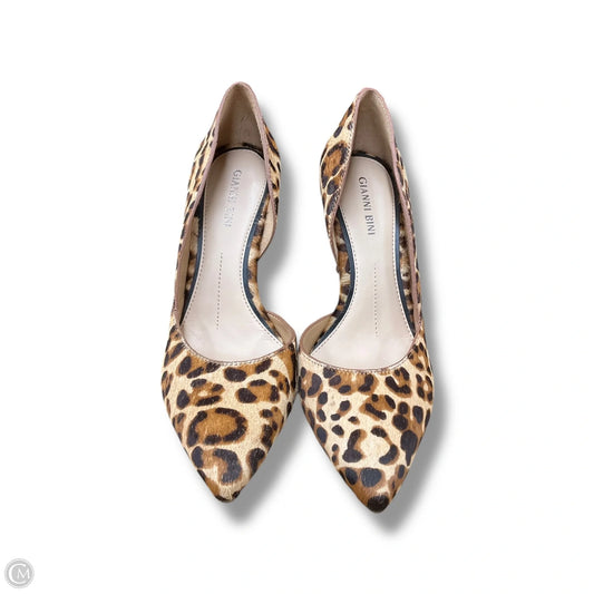 Shoes Heels Stiletto By Gianni Bini In Animal Print, Size: 6.5