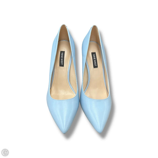 Shoes Heels Stiletto By Nine West In Blue, Size: 7