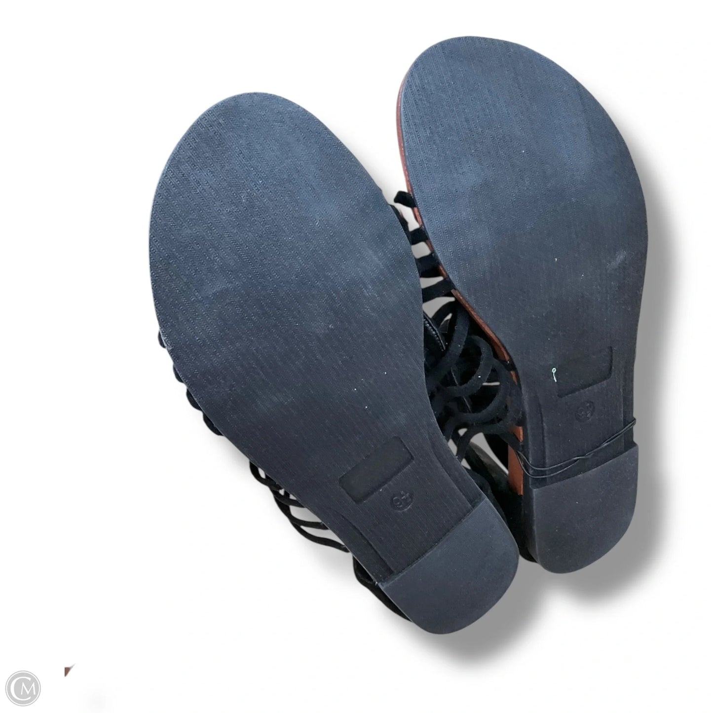 Sandals Flats By Maurices In Black, Size: 9.5