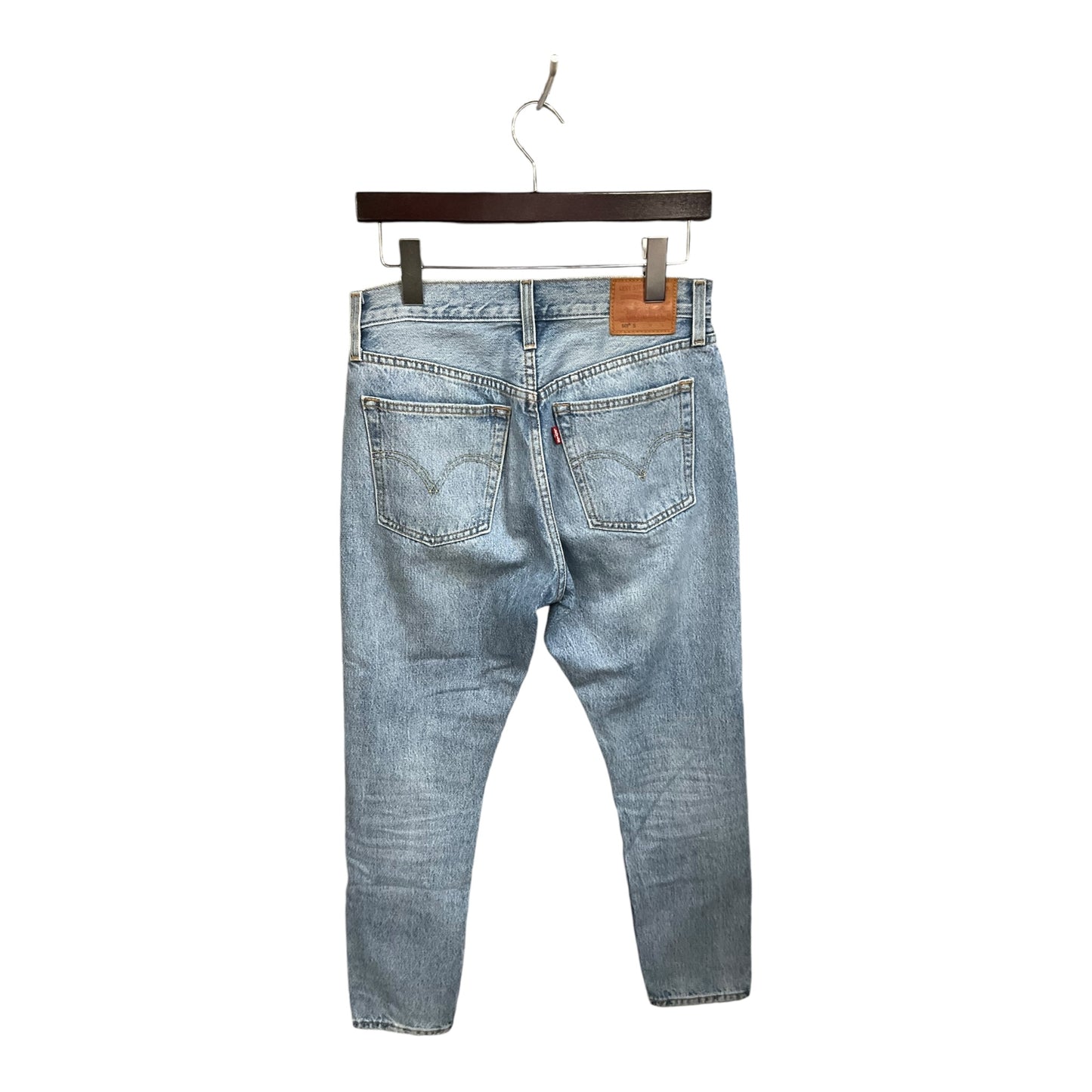 Jeans Skinny By Levis In Blue Denim, Size: 4