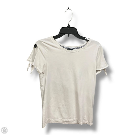 Top Short Sleeve By Nautica In White, Size: S