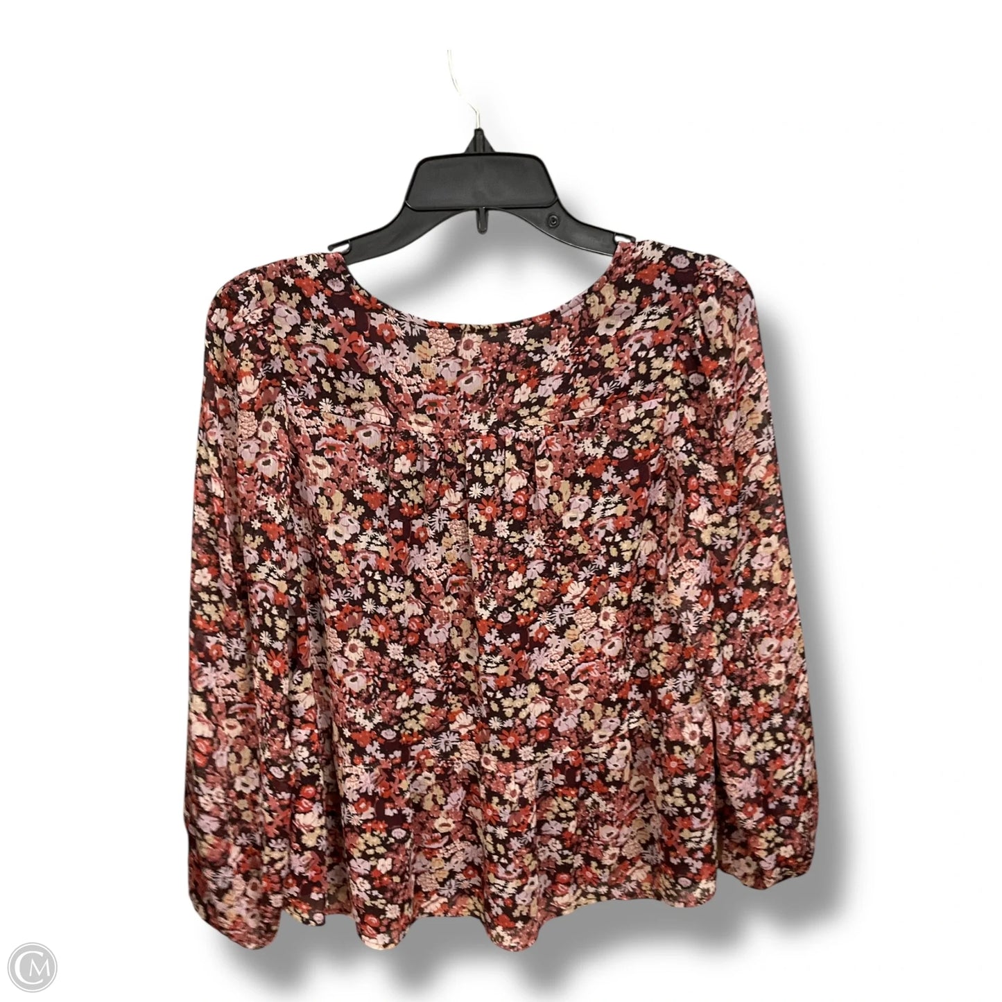 Top Long Sleeve By Loft In Floral Print, Size: Sp