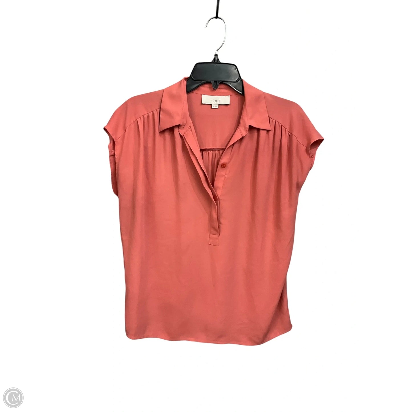 Top Sleeveless By Loft In Coral, Size: Xs