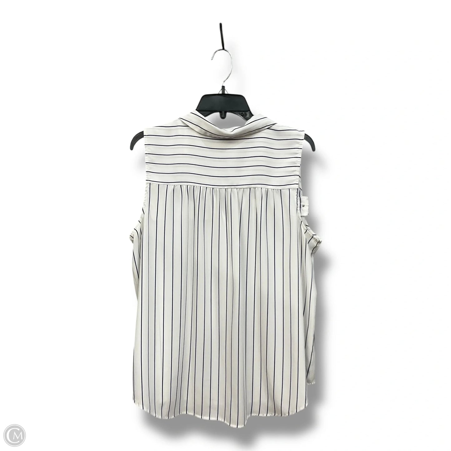 Tunic Sleeveless By Apt 9 In Striped Pattern, Size: Xxl