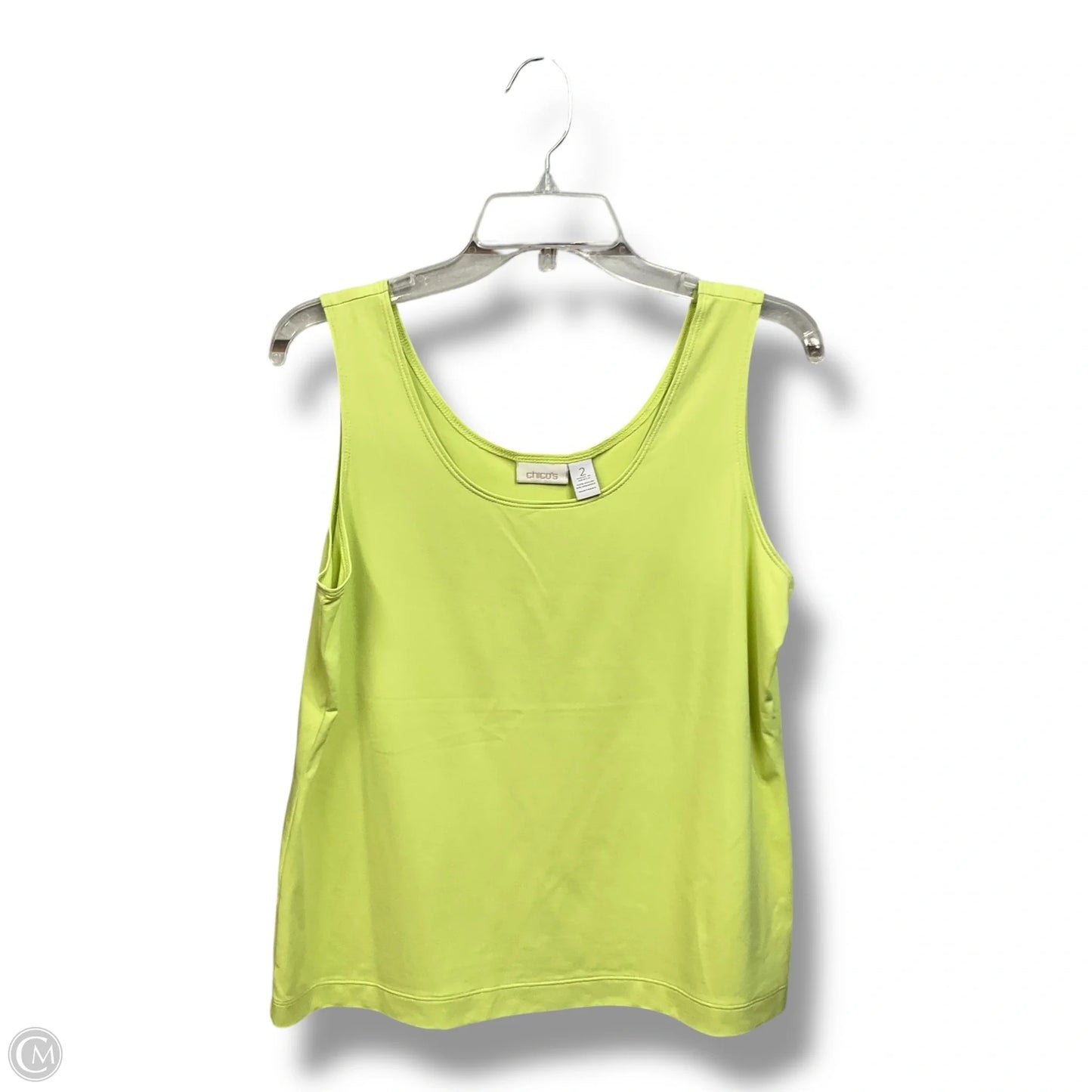 Tank Top By Chicos In Chartreuse, Size: L