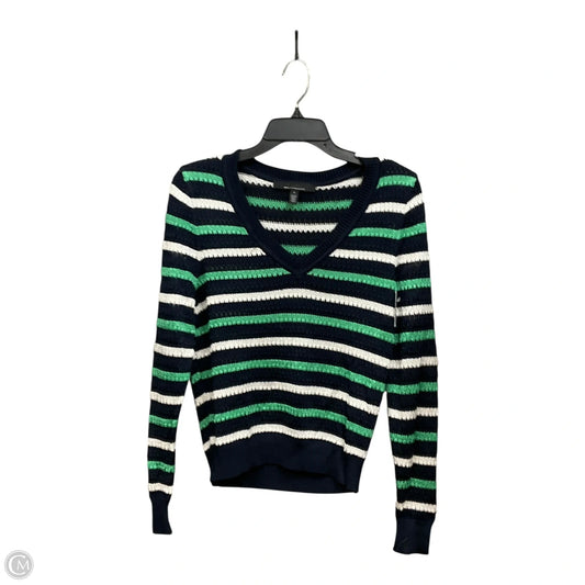 Sweater By White House Black Market In Striped Pattern, Size: S