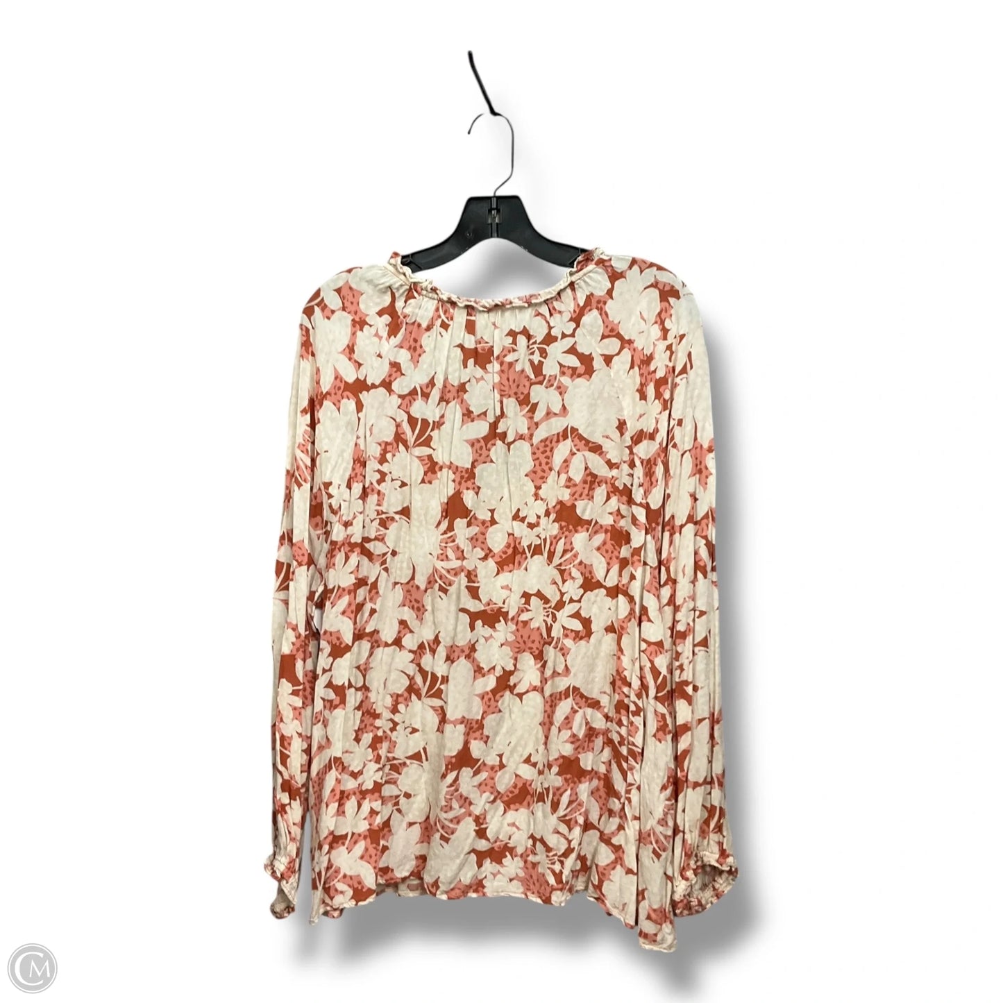 Top Long Sleeve By Old Navy In Floral Print, Size: Xl