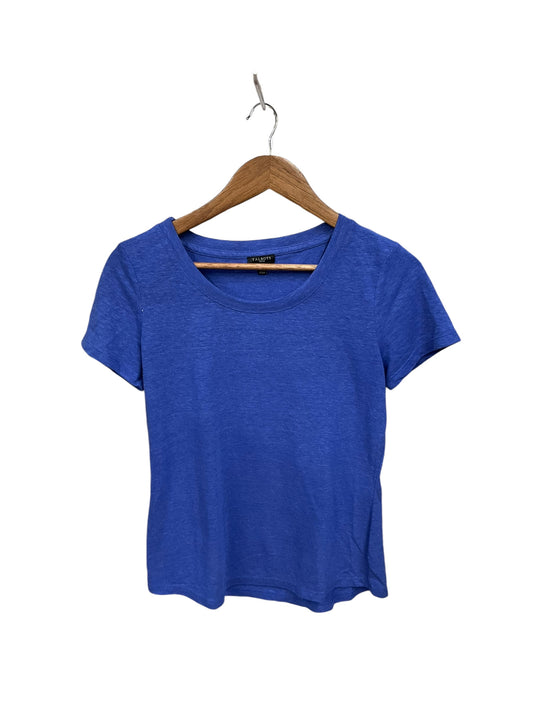 Top Short Sleeve By Talbots In Blue, Size: S