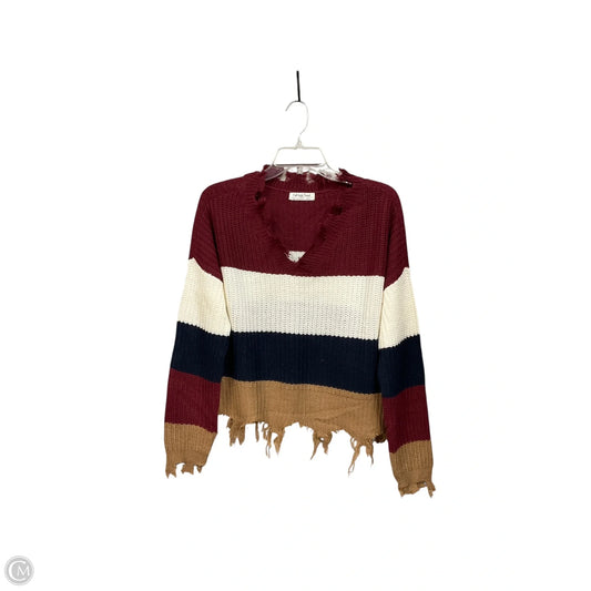 Sweater By Clothes Mentor In Multi-colored, Size: L