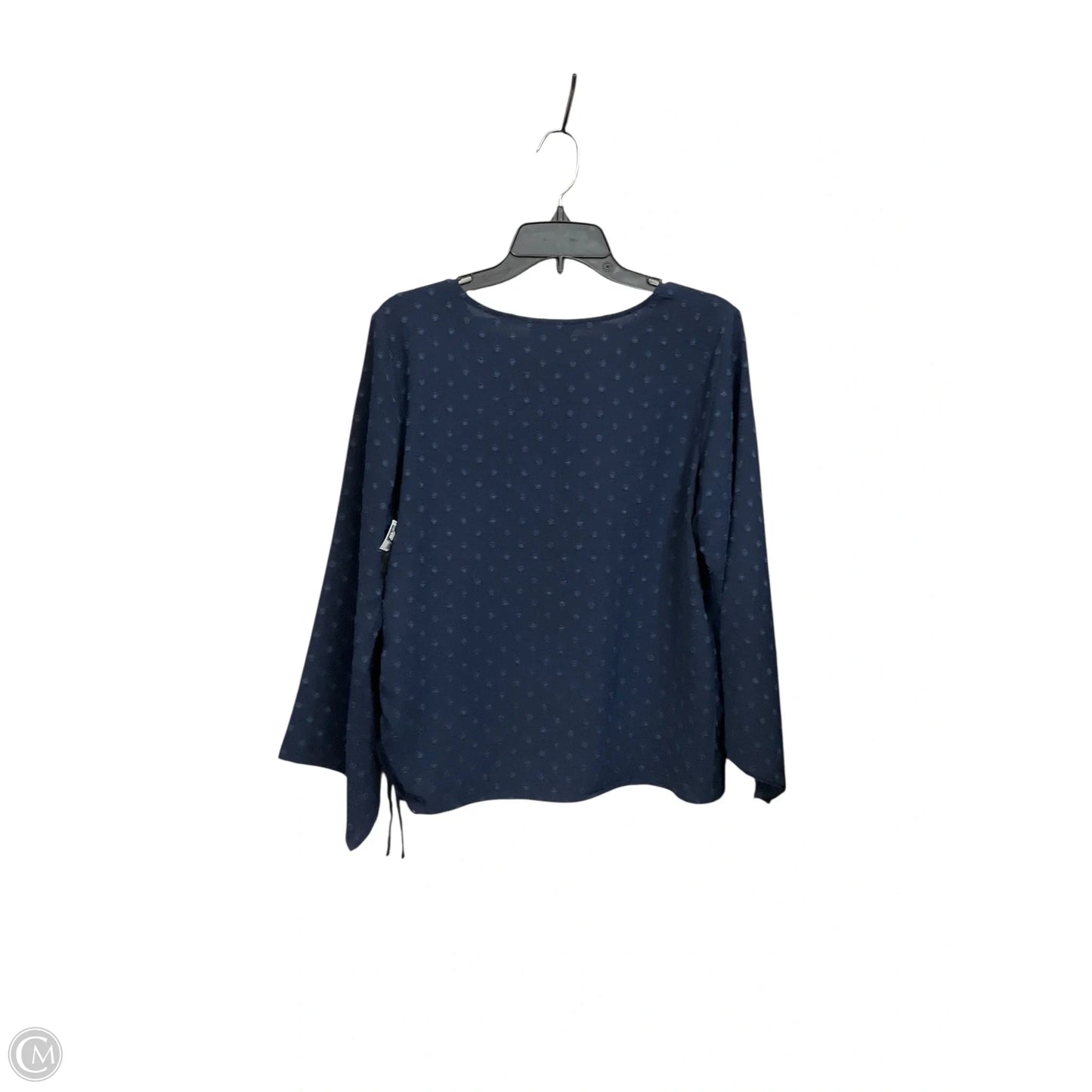 Top Long Sleeve By Counterparts In Navy, Size: L