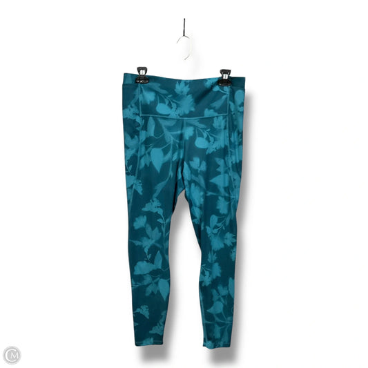 Athletic Leggings By All In Motion In Teal, Size: Xl