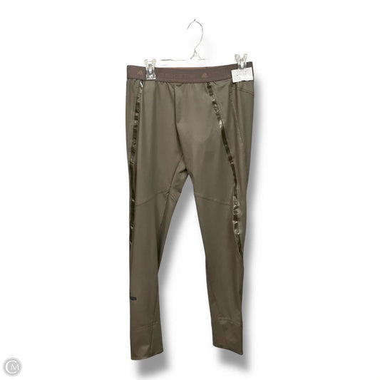 Athletic Leggings By Adidas In Green, Size: M