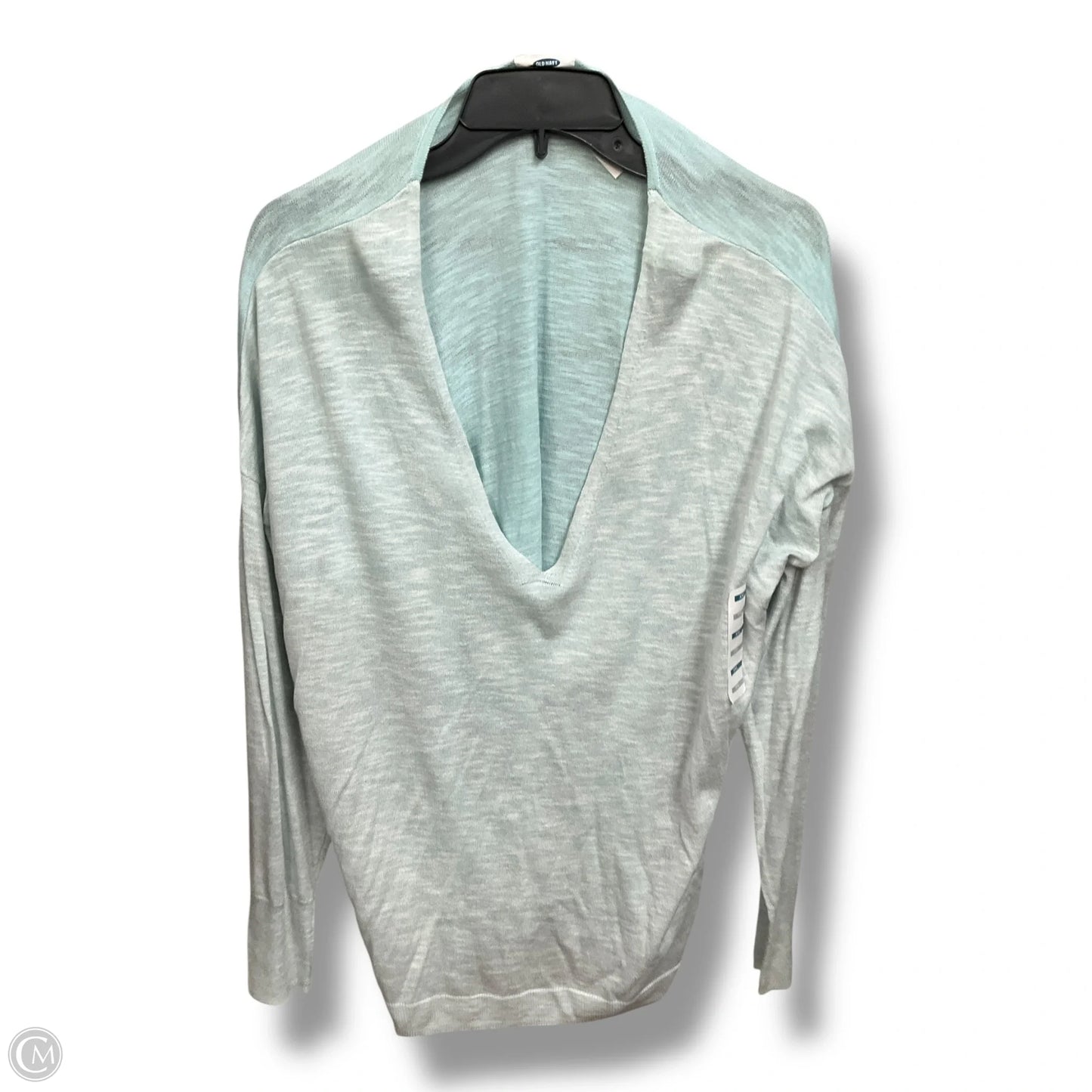 Top Long Sleeve By Old Navy In Aqua, Size: Xxl
