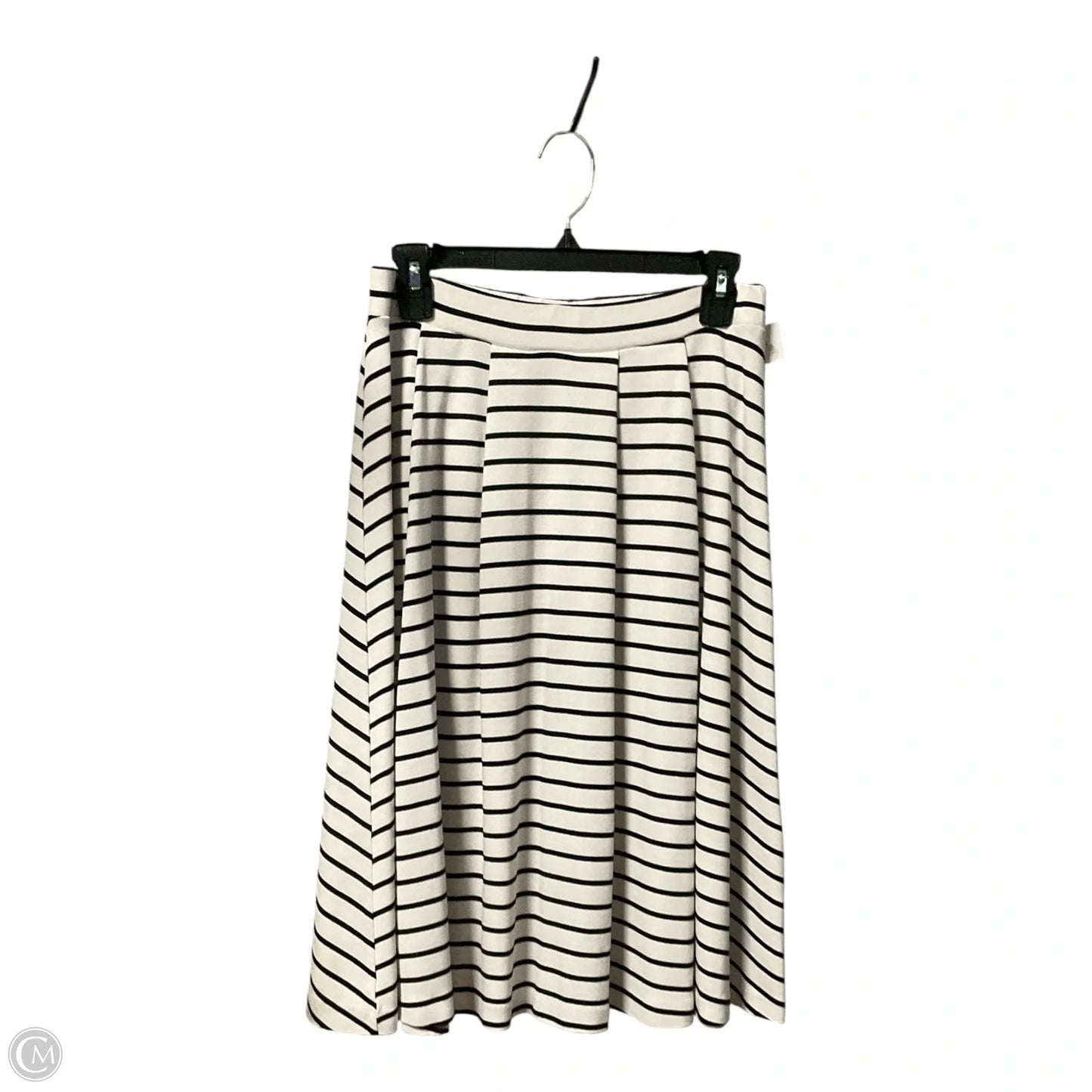 Skirt Mini & Short By Elle In Striped Pattern, Size: M