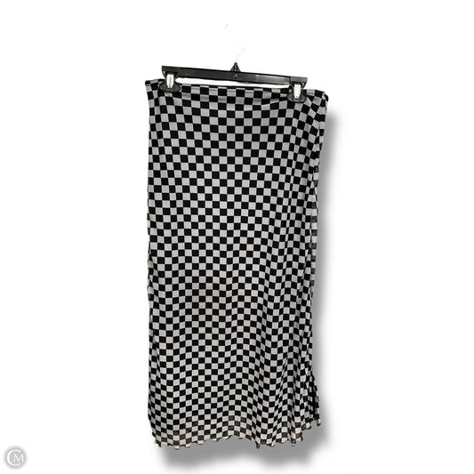 Skirt Maxi By Urban Outfitters In Checkered Pattern, Size: M