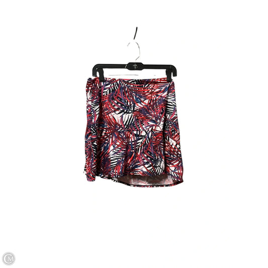 Skirt Mini & Short By Tail In Tropical Print, Size: L