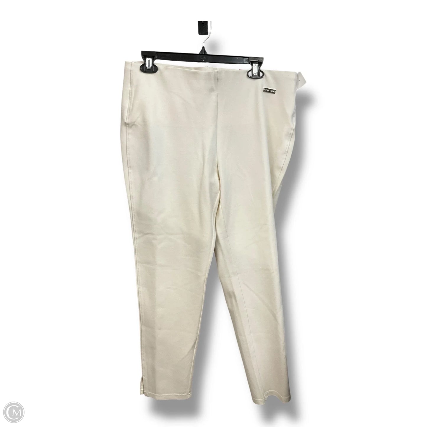 Pants Dress By Rafaella In Cream, Size: 12