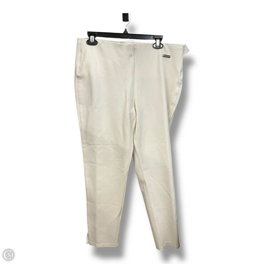 Pants Dress By Rafaella In Cream, Size: 12