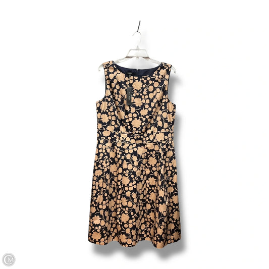 Dress Casual Short By Talbots In Blue & Tan, Size: L