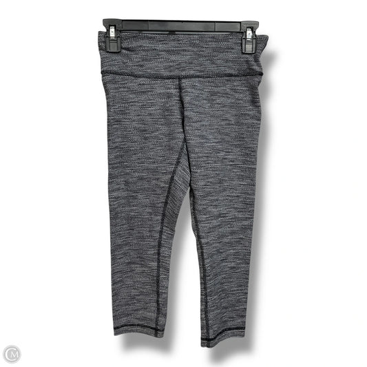 Athletic Capris By Lululemon In Grey, Size: S