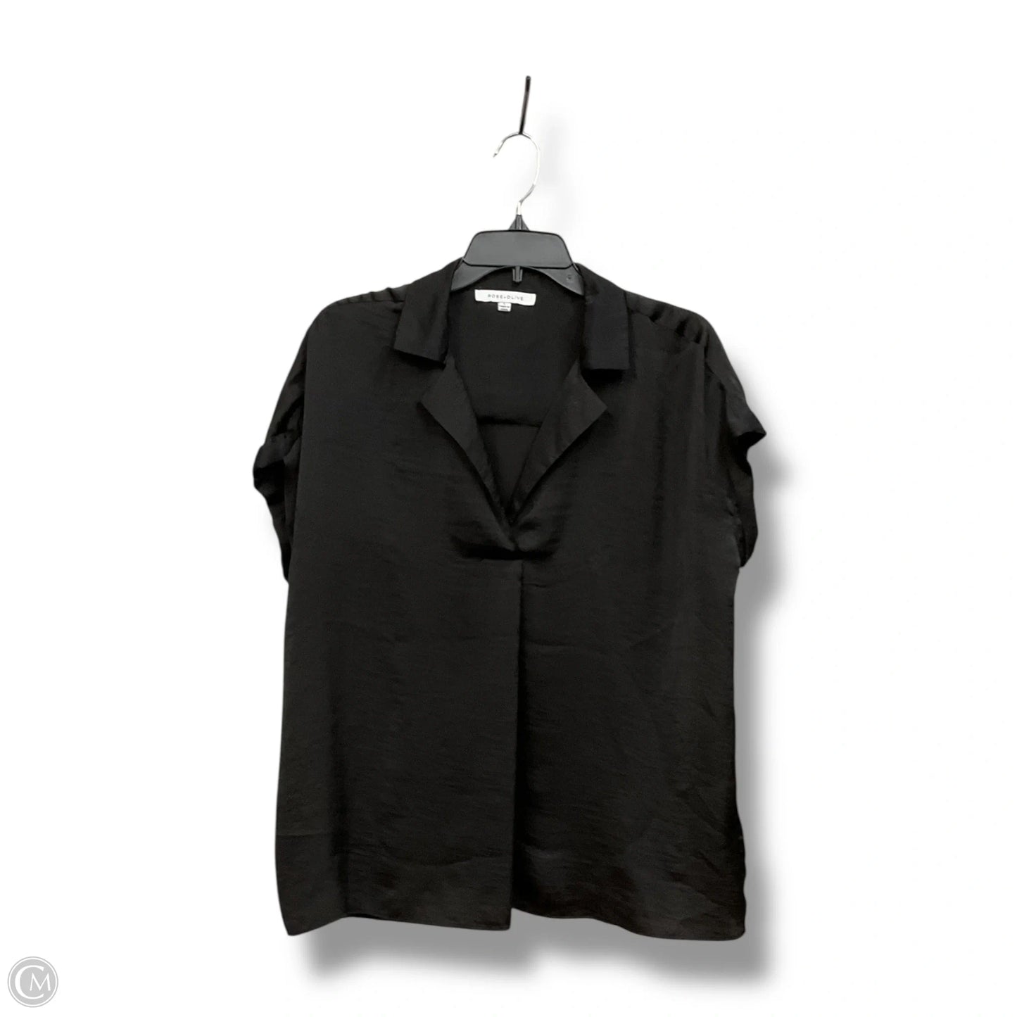 Blouse Sleeveless By Rose And Olive In Black, Size: L