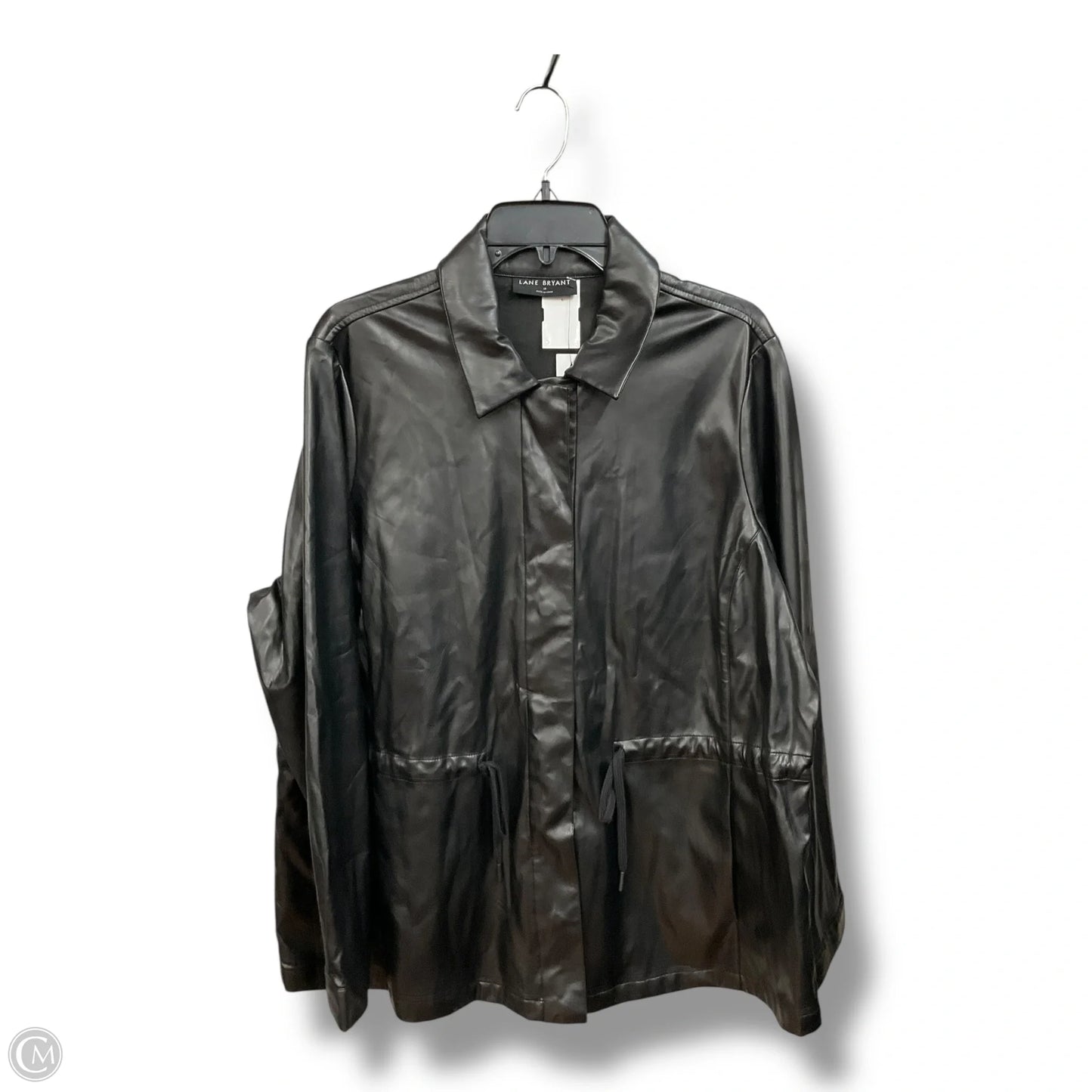 Jacket Leather By Lane Bryant In Black, Size: Xxl