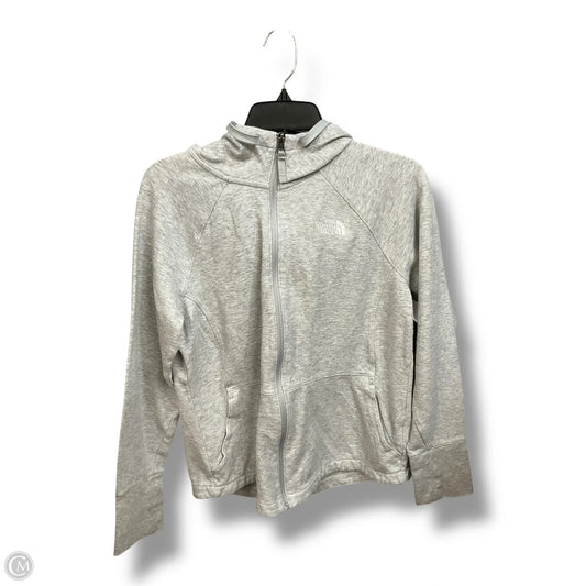 Athletic Jacket By The North Face In Grey, Size: L