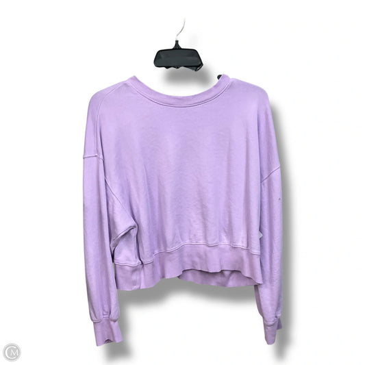 Sweatshirt Crewneck By Old Navy In Purple, Size: M