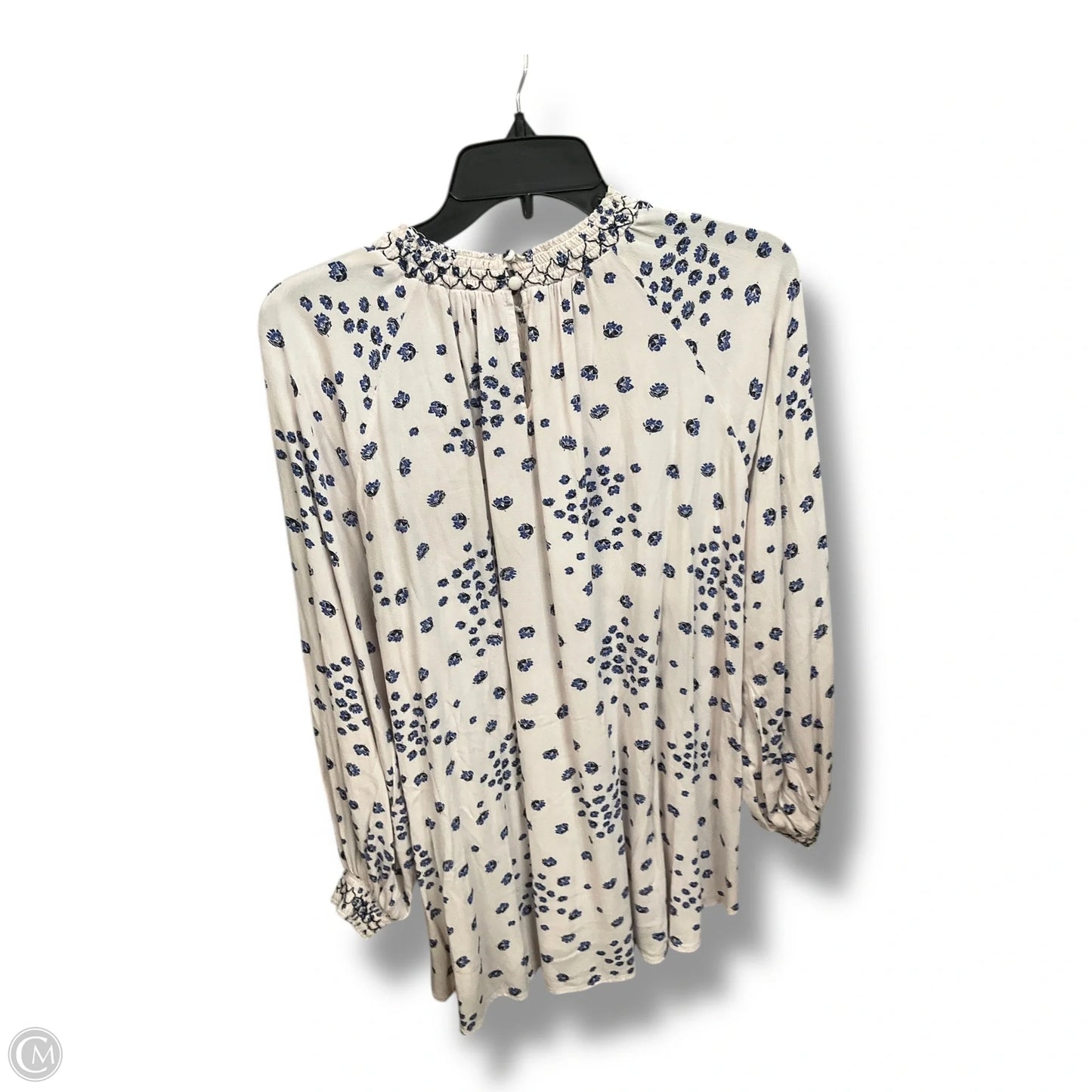 Tunic Long Sleeve By Free People In Floral Print, Size: L