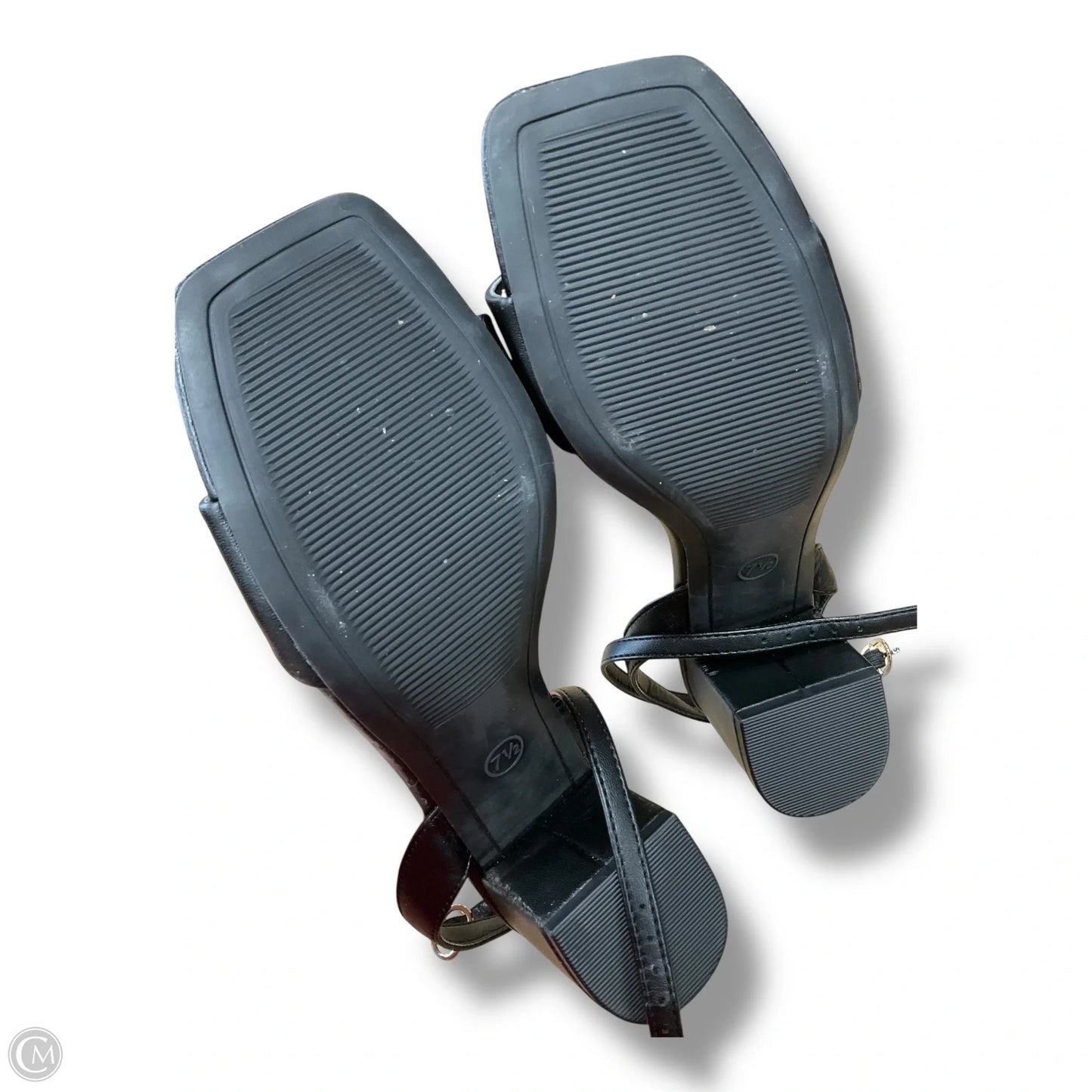 Sandals Heels Block By A New Day In Black, Size: 7.5