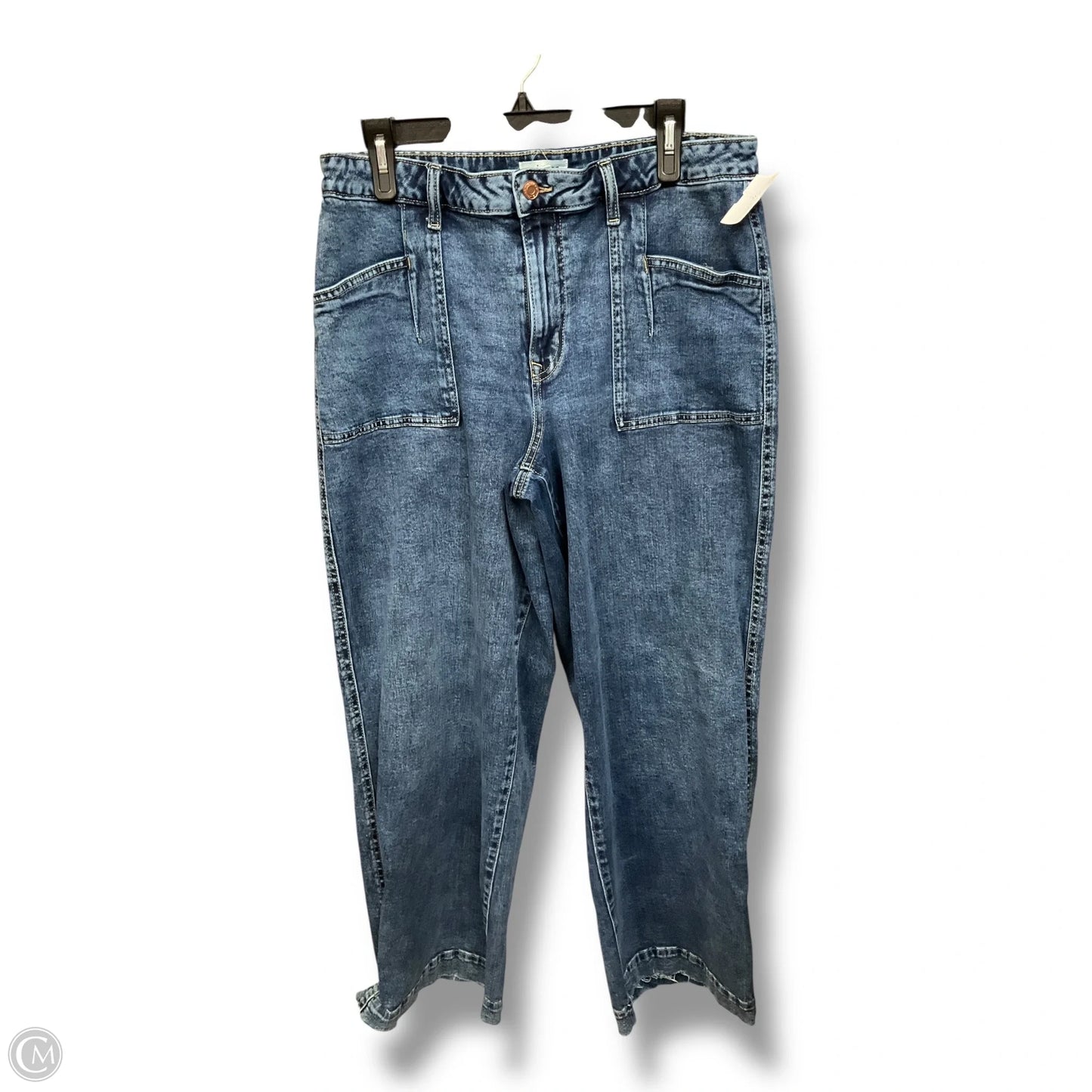 Jeans Wide Leg By Maurices In Blue Denim, Size: 16