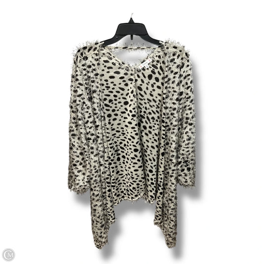Cardigan By L Love In Animal Print, Size: S
