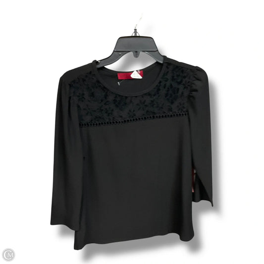 Top Long Sleeve By Clothes Mentor In Black, Size: S