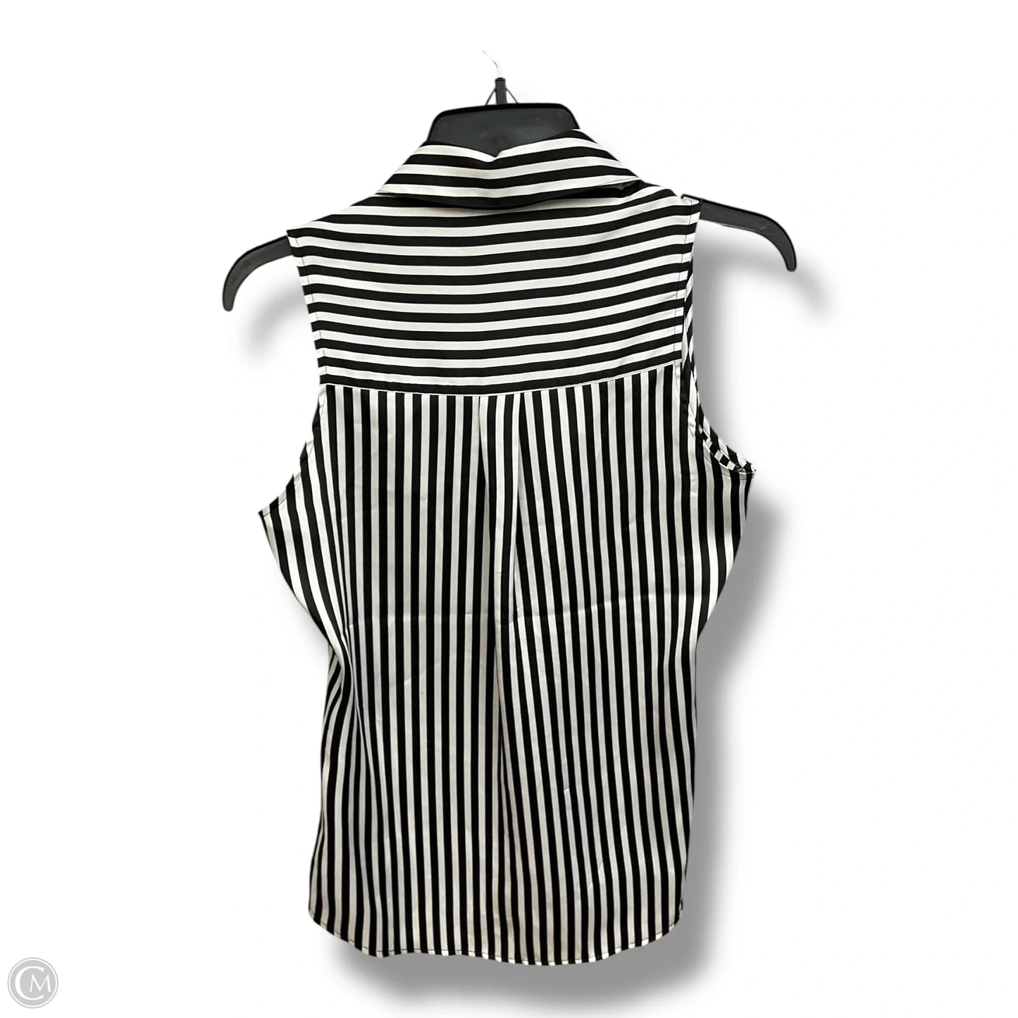 Top Sleeveless By Express In Striped Pattern, Size: Xs