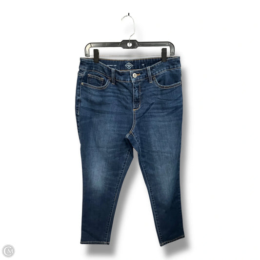 Jeans Skinny By St Johns Bay In Blue Denim, Size: 14p