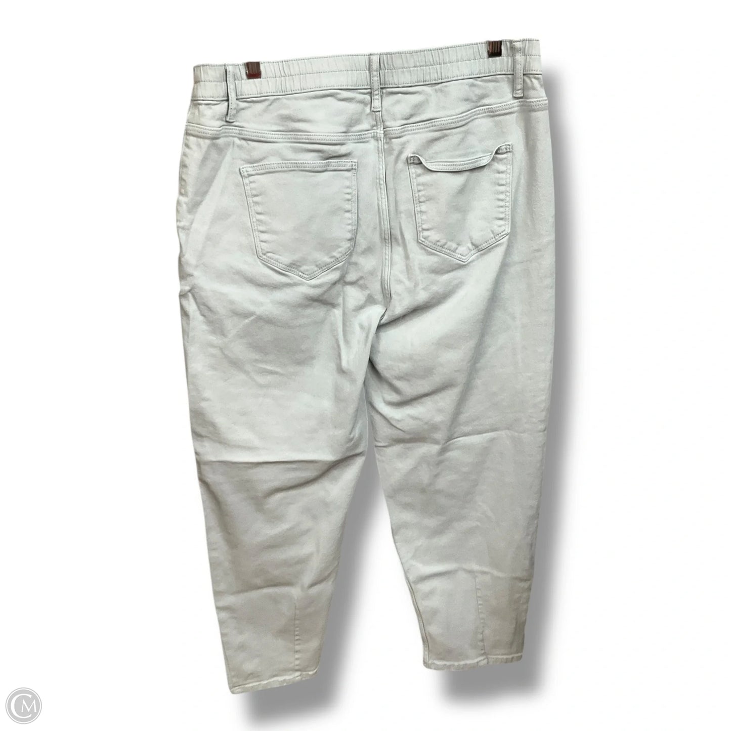Jeans Cropped By Ophelia Roe In Blue Denim, Size: 14