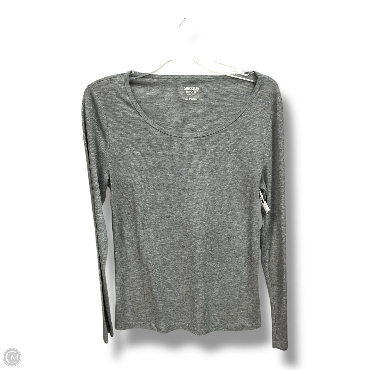 Top Long Sleeve By Mossimo In Grey, Size: L
