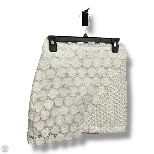 Skirt Mini & Short By Topshop In White, Size: S