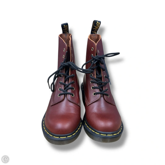 Boots Ankle Heels By Dr Martens In Copper, Size: 7