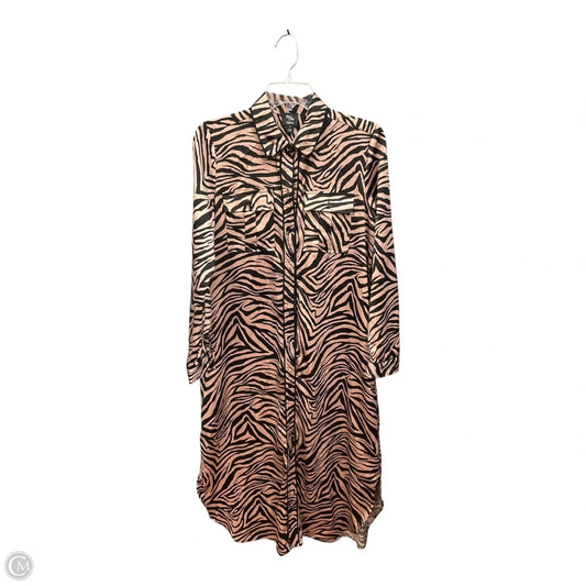 Dress Casual Midi By Bar Iii In Zebra Print, Size: S