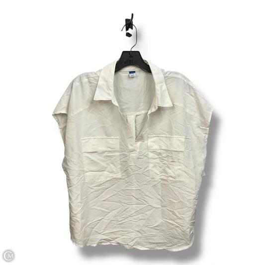 Top Sleeveless By Old Navy In White, Size: Xl