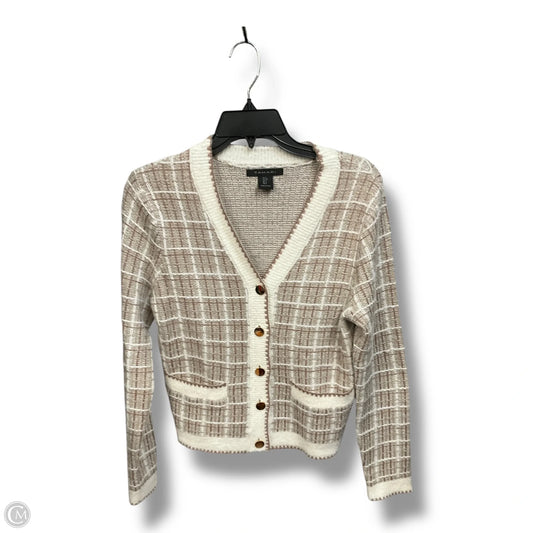 Cardigan By Tahari In Plaid Pattern, Size: S