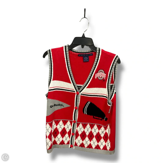 Vest Sweater By Clothes Mentor In Multi-colored, Size: S