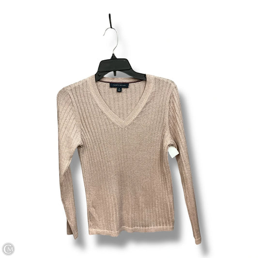 Top Long Sleeve By Tommy Hilfiger In Pink, Size: M